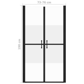 Duscht?r Halb Matt ESG (73-76)x190 cm