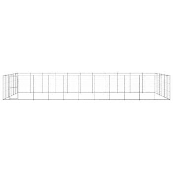 Outdoor-Hundezwinger Verzinkter Stahl 79,86 m²