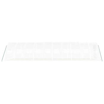 Gewächshaus mit Stahlrahmen Weiß 30 m² 10x3x2 m