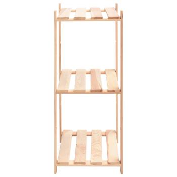 Lagerregale 3 B?den 3 Stk. 60x38x90cm Massivholz Kiefer 150kg