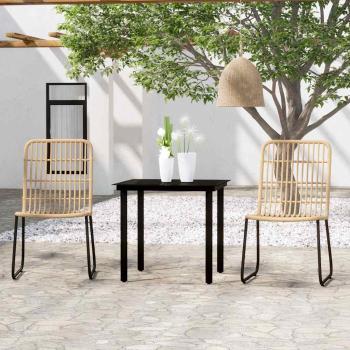 ARDEBO.de - 3-tlg. Garten-Essgruppe Eichen-Optik