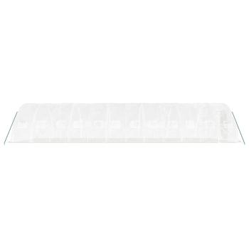 Gewächshaus mit Stahlrahmen Weiß 60 m² 12x5x2,3 m