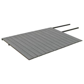 WPC Terrassendielen mit Zubehör Braun und Grau 35 m² 4 m