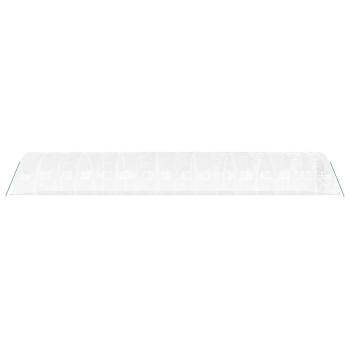 Gewächshaus mit Stahlrahmen Weiß 80 m² 16x5x2,3 m