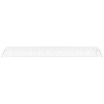 Gewächshaus mit Stahlrahmen Weiß 100 m² 20x5x2,3 m