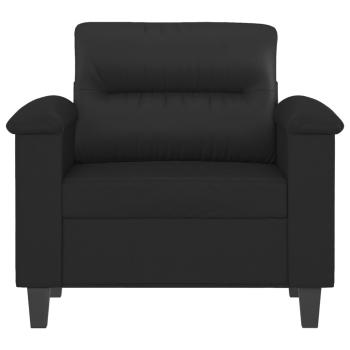 Sessel Schwarz 60 cm Kunstleder