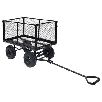 ARDEBO.de - Gartenwagen Schwarz 350 kg