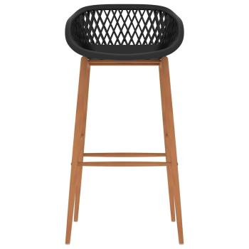 Barhocker 2 Stk. Schwarz