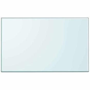 ARDEBO.de - Tischplatte aus gehärtetem Glas rechteckig 1000x620 mm
