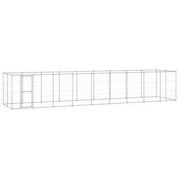 ARDEBO.de - Outdoor-Hundezwinger Verzinkter Stahl 21,78 m²