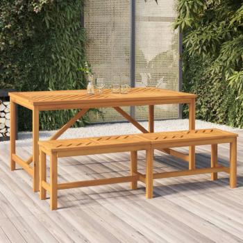 ARDEBO.de - Gartenbank 150 cm Massivholz Akazie
