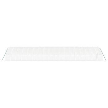 Gewächshaus mit Stahlrahmen Weiß 108 m² 18x6x2,85 m