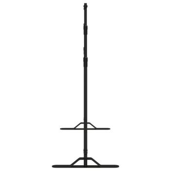 Hintergrundstative 2 Stk. Schwarz 305x243 cm Stahl