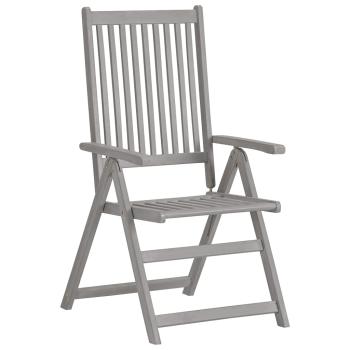 Verstellbare Gartenst?hle 3 Stk. mit Auflagen Massivholz Akazie