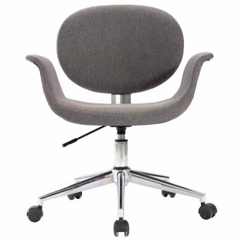 Drehbare Esszimmerstühle 2 Stk. Grau Stoff