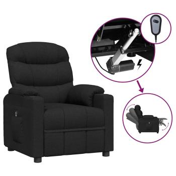 Relaxsessel Elektrisch Schwarz Stoff