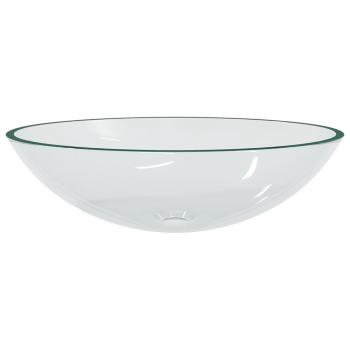 Waschbecken Glas 50x37x14 cm Transparent