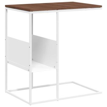 Beistelltisch Weiß 55x36x59,5 cm Holzwerkstoff