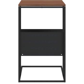 Beistelltisch Schwarz 55x36x59,5 cm Holzwerkstoff