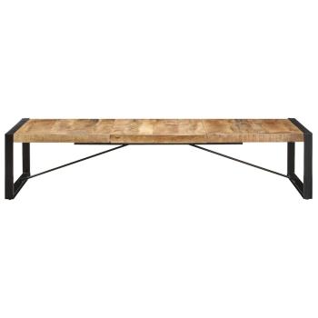 Couchtisch 180x90x40 cm Raues Mangoholz