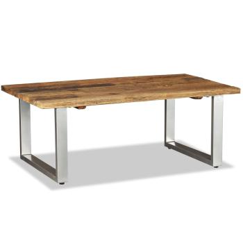 ARDEBO.de - Couchtisch Altholz Massiv 100x60x38 cm