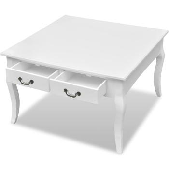 Couchtisch mit 4 Schubladen Wei?