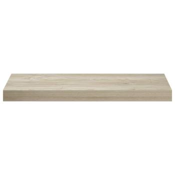 Schwebendes Wandregal Eichefarben 60x23,5x3,8 cm MDF