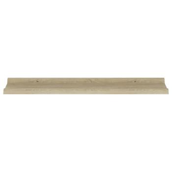 Wandregale 2 Stk. Sonoma-Eiche 80 x 9 x 3 cm