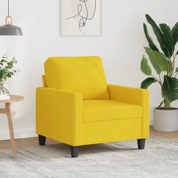 ARDEBO.de - Sessel Hellgelb 60 cm Stoff