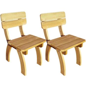 ARDEBO.de - Gartenstühle 2 Stk. Imprägniertes Kiefernholz