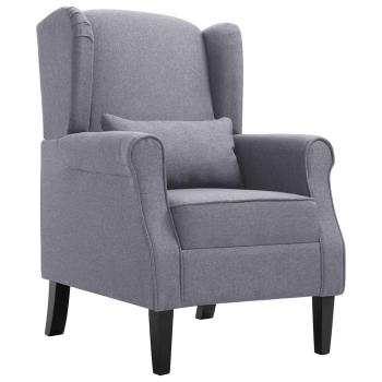ARDEBO.de - Sessel Dunkelgrau Stoff