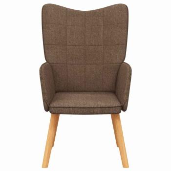 Relaxsessel Braun Stoff
