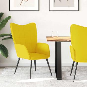 ARDEBO.de - Relaxsessel Senfgelb Stoff