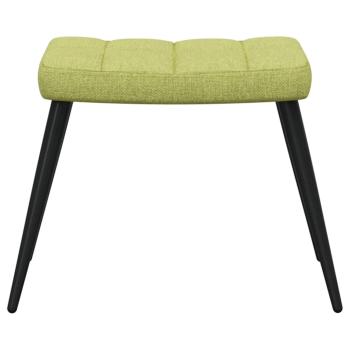 Relaxsessel mit Hocker Grün Stoff