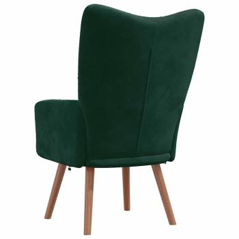 Relaxsessel Dunkelgrün Samt