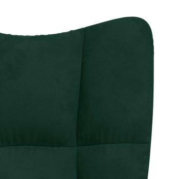 Relaxsessel Dunkelgrün Samt