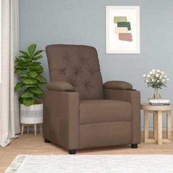 ARDEBO.de - Relaxsessel Braun Stoff