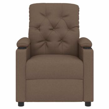 Relaxsessel Braun Stoff