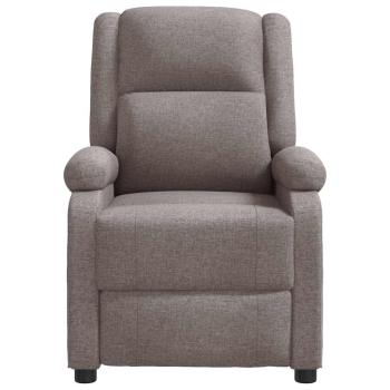 Relaxsessel Taupe Stoff