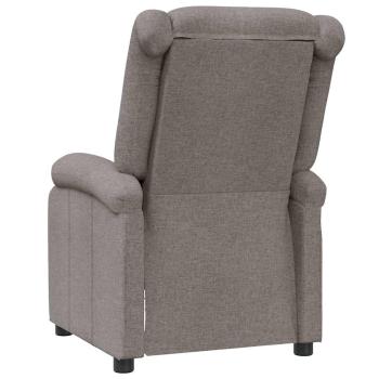 Relaxsessel Taupe Stoff
