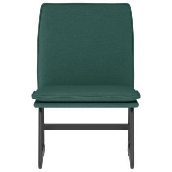 Loungesessel Dunkelgrün 52x75x76 cm Stoff