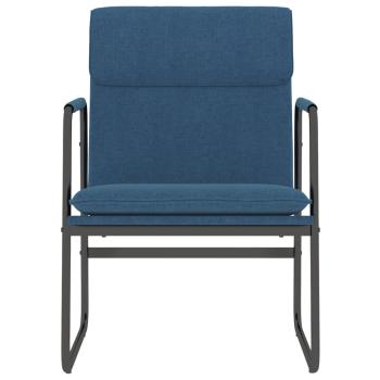 Loungesessel Blau 55x64x80 cm Stoff