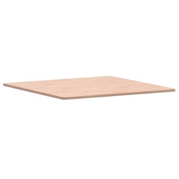 Tischplatte 80x80x1,5 cm Quadratisch Massivholz Buche