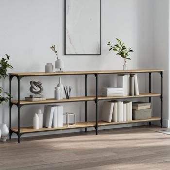 ARDEBO.de - Konsolentisch Sonoma-Eiche 200 x 29 x 75 cm Holzwerkstoff