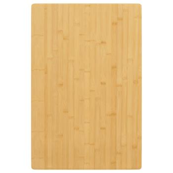 Tischplatte 60x100x2,5 cm Bambus