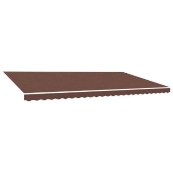 Ersatzstoff für Markise Braun 600x300 cm Polyester
