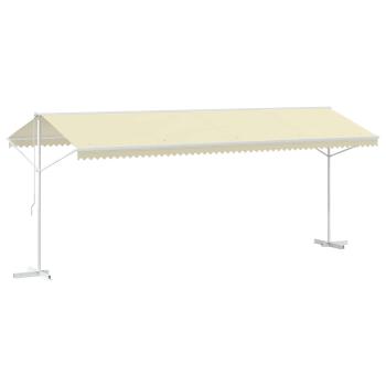 Freistehende Markise 600x300 cm Creme