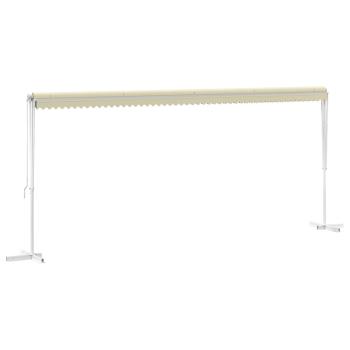 Freistehende Markise 600x300 cm Creme