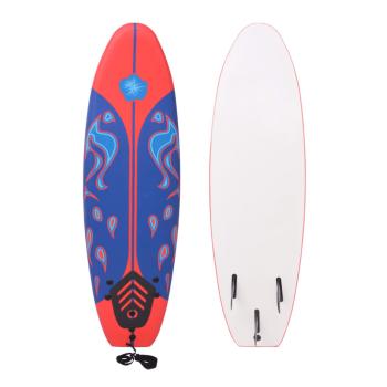 ARDEBO.de - Surfbrett Blau und Rot 170 cm