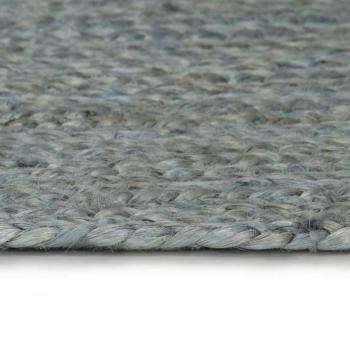 Teppich Handgefertigt Jute Rund 150 cm Olivgr?n